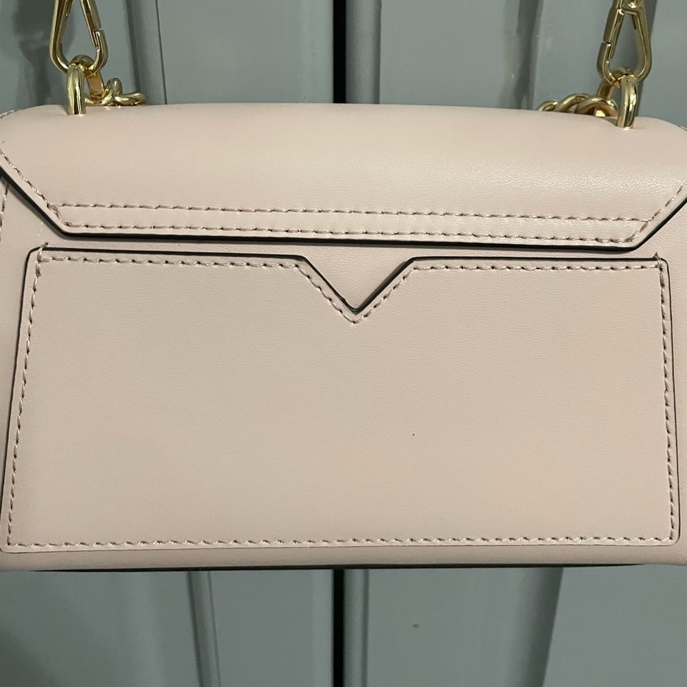NWOT Michael Kors Lita Small Leather Crossbody in Blush Pink - Picture 7 of 10